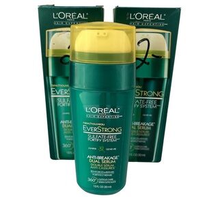 L’Oreal Everstrong Anti Breakage Dual Serum Discontinued New in Box Bundle of 2